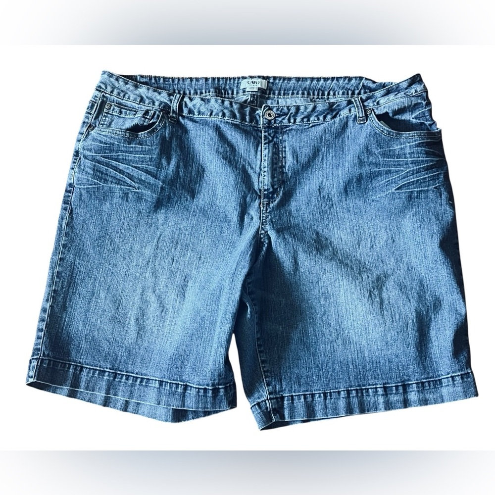 Cato Bermuda Denim Jean Shorts Stretchy Plus Size Women 24W